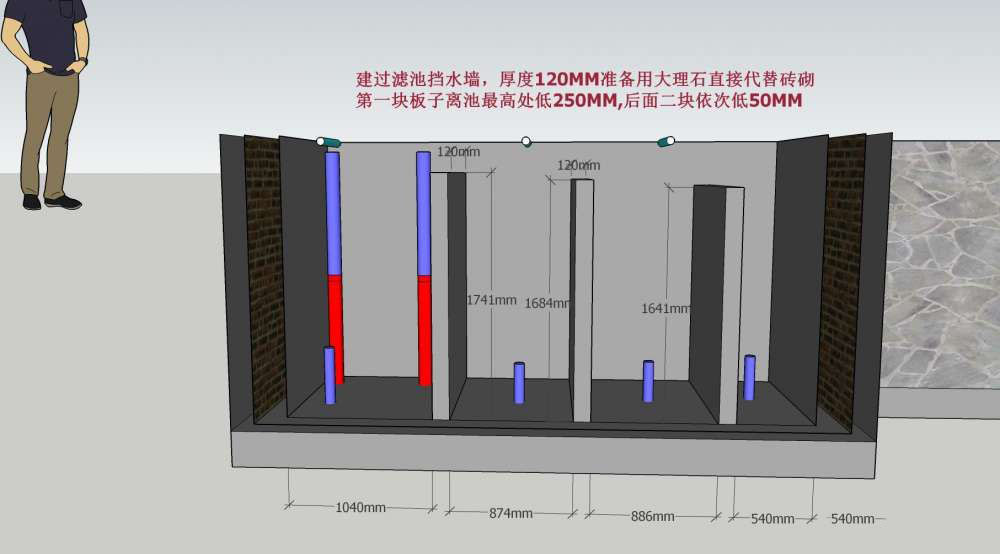 超詳細的30噸魚池改造設計圖,值得收藏