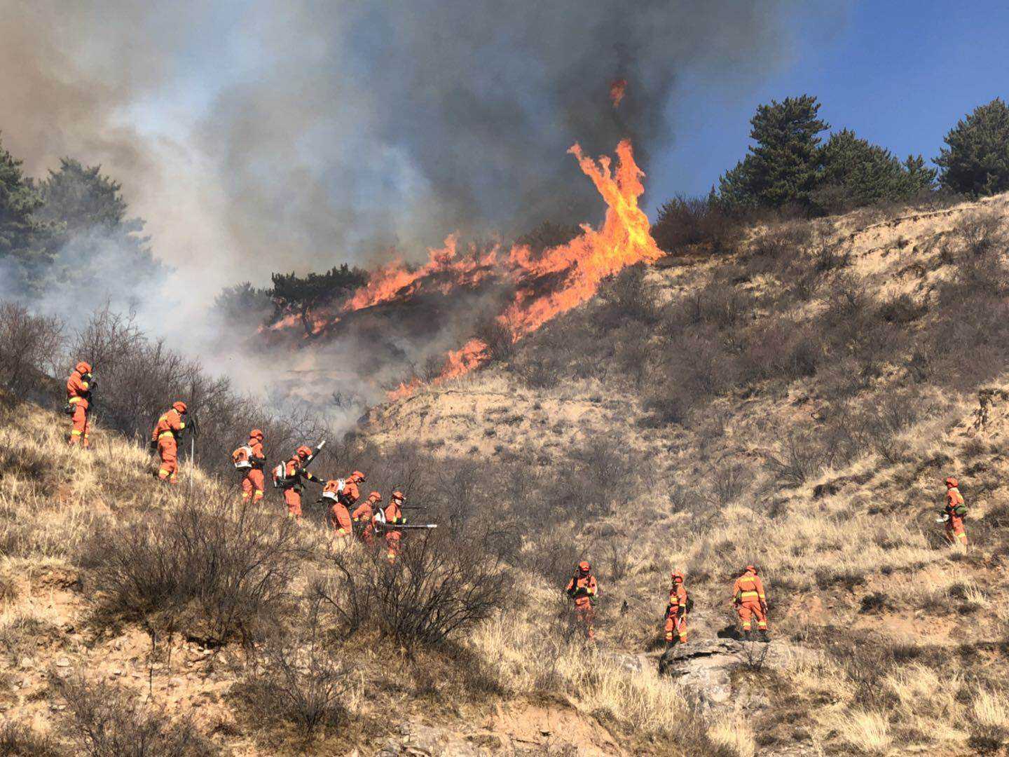 碘化银能扑灭森林火灾,如果木里森林火灾能用上,我们的27位消防员英雄