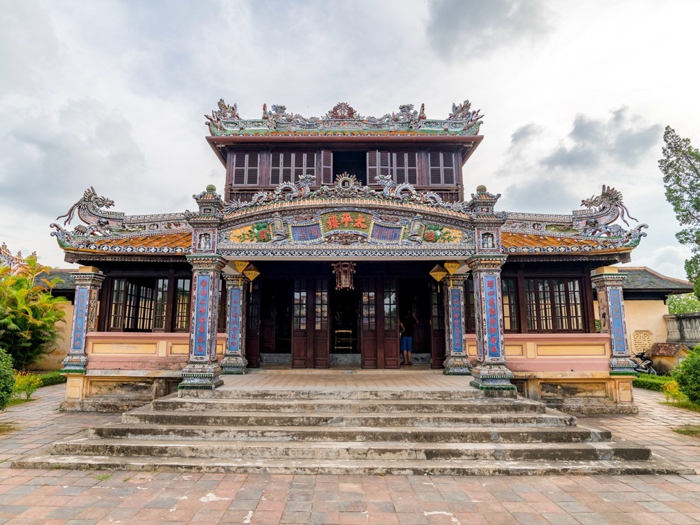 仿照中國紫禁城建造的皇宮,越南順化古城