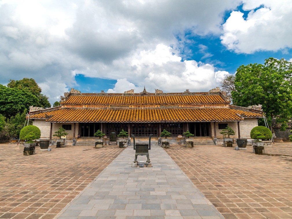 仿照中國紫禁城建造的皇宮,越南順化古城