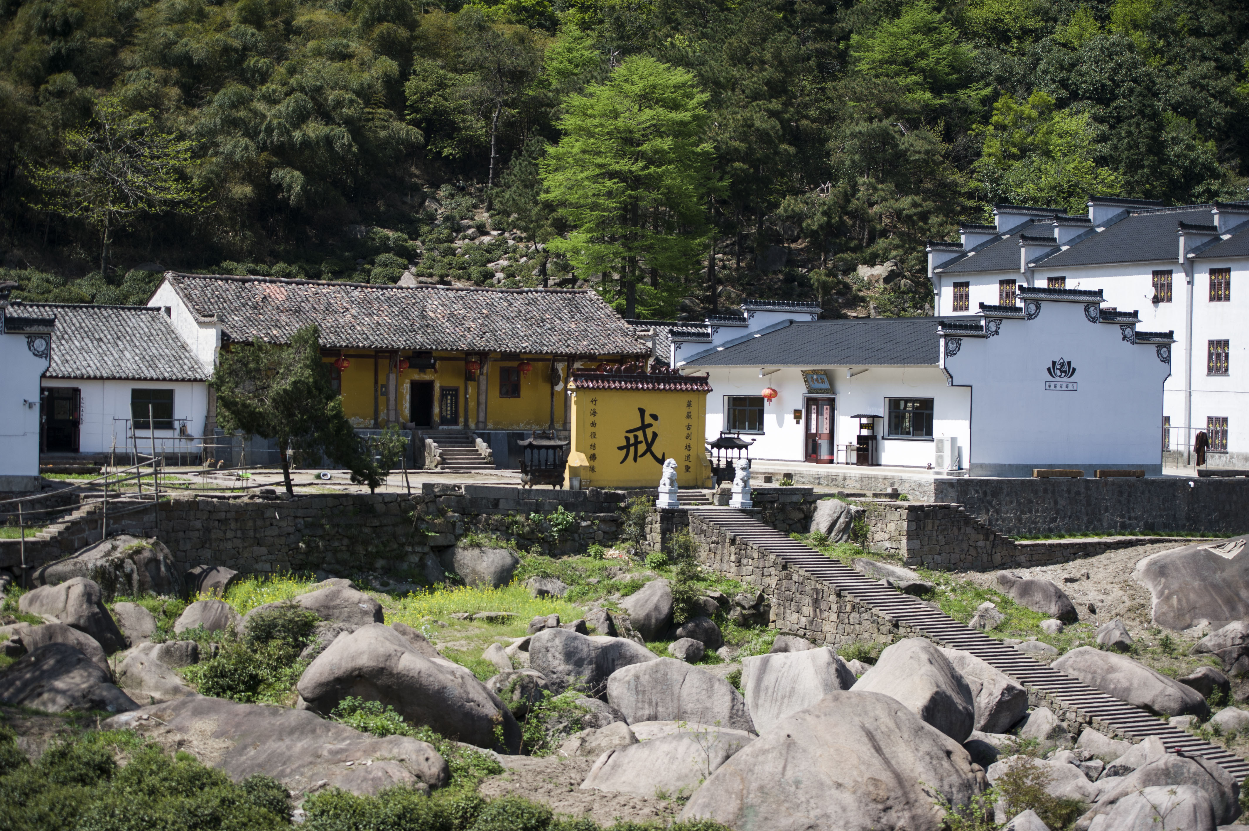 九华山翠峰寺图片