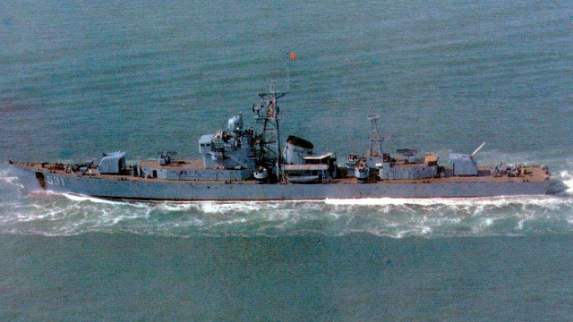 收复9座海岛而自身仅一人轻伤功勋舰鹰潭号的传奇战记