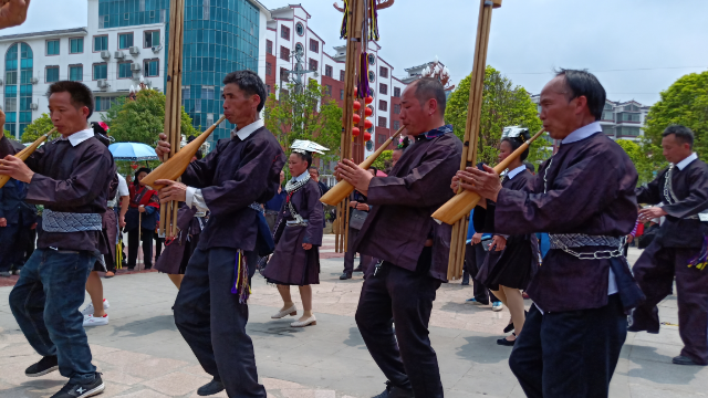 2019贵州台江苗族姊妹节盛会芦笙演奏