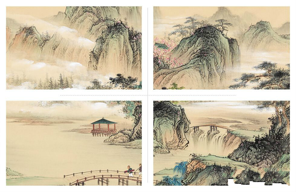 画家王宁国画山水作品赏析:绿水青山,如诗如画__凤凰网
