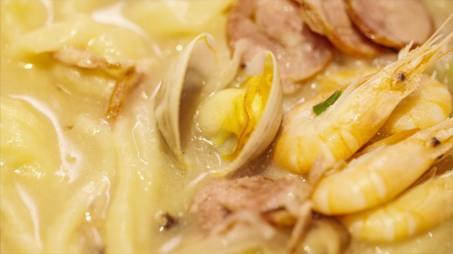 面食界的一朵奇葩,人造虾!