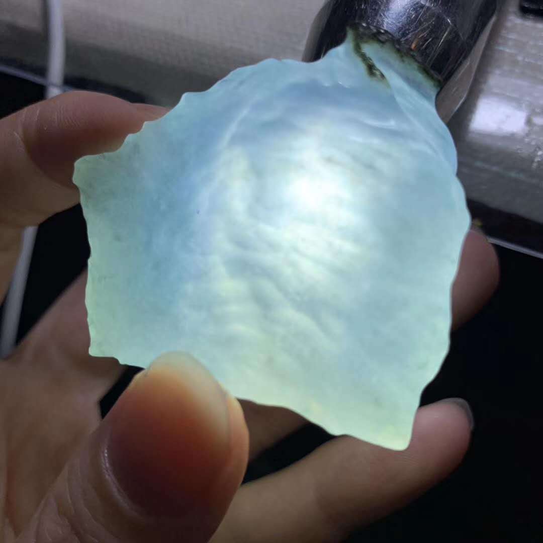 翡翠冰种片料明料