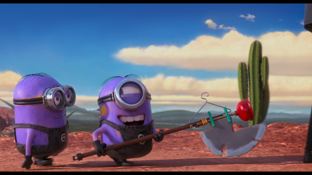 小黄人装小紫人闯敌营,这马桶刀认真的嘛,哈哈哈!