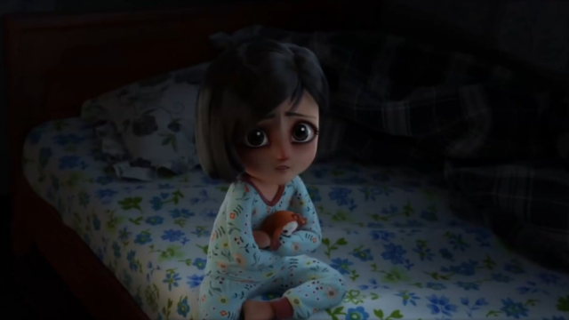 暗黑系动漫短片《恐怖故事》小女孩目睹父母家暴后,竟变成了怪物