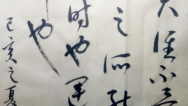 草书富贵谁不欲非我之所能此乃时也运也命也