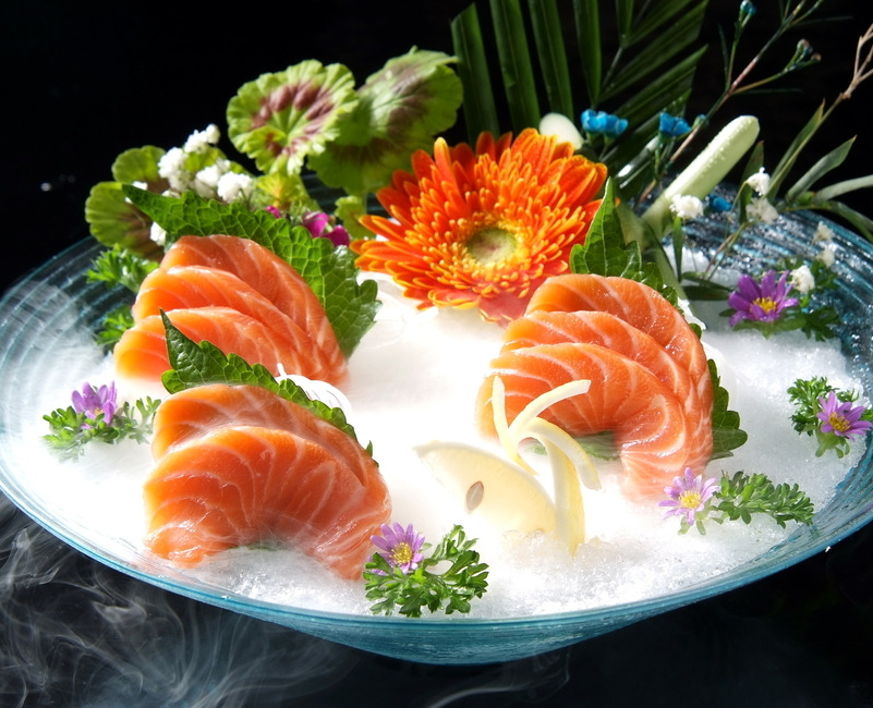 2,鲑鱼刺身