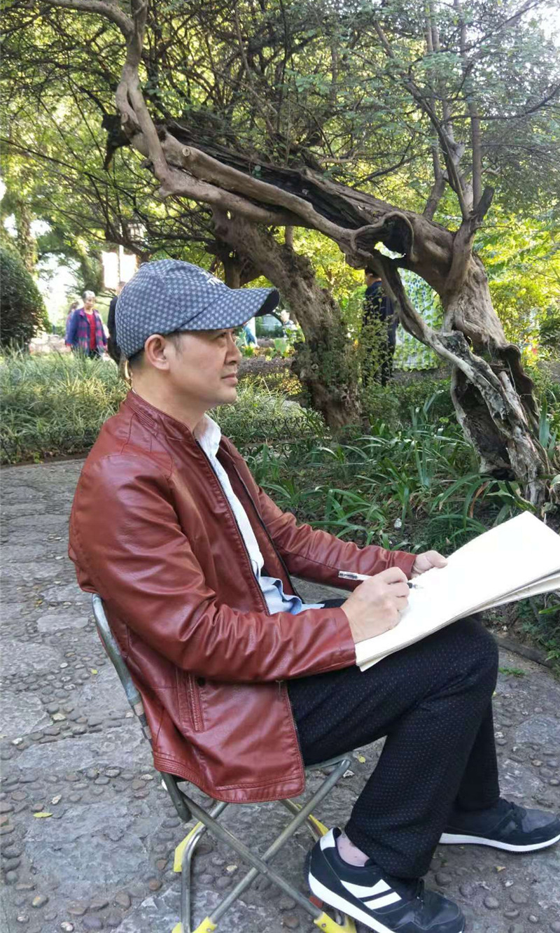 大龙画苑推荐当代收藏潜力画家:韦仲传__凤凰网