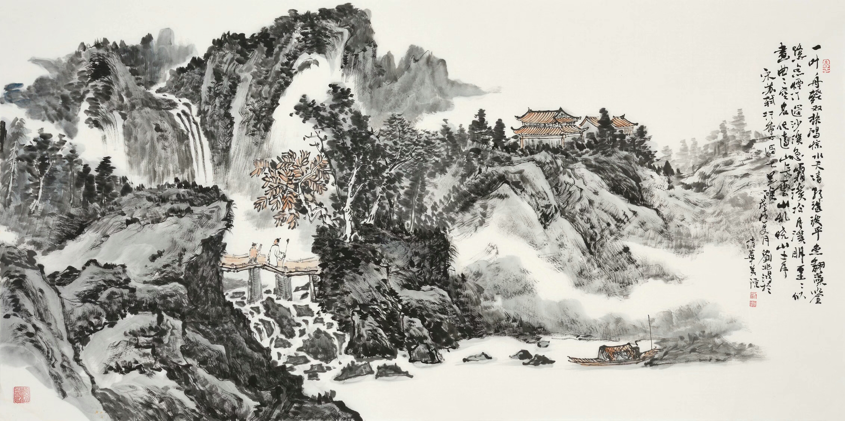 艺术先锋推荐 山水画画家刘兆鸿介绍及其作品欣赏