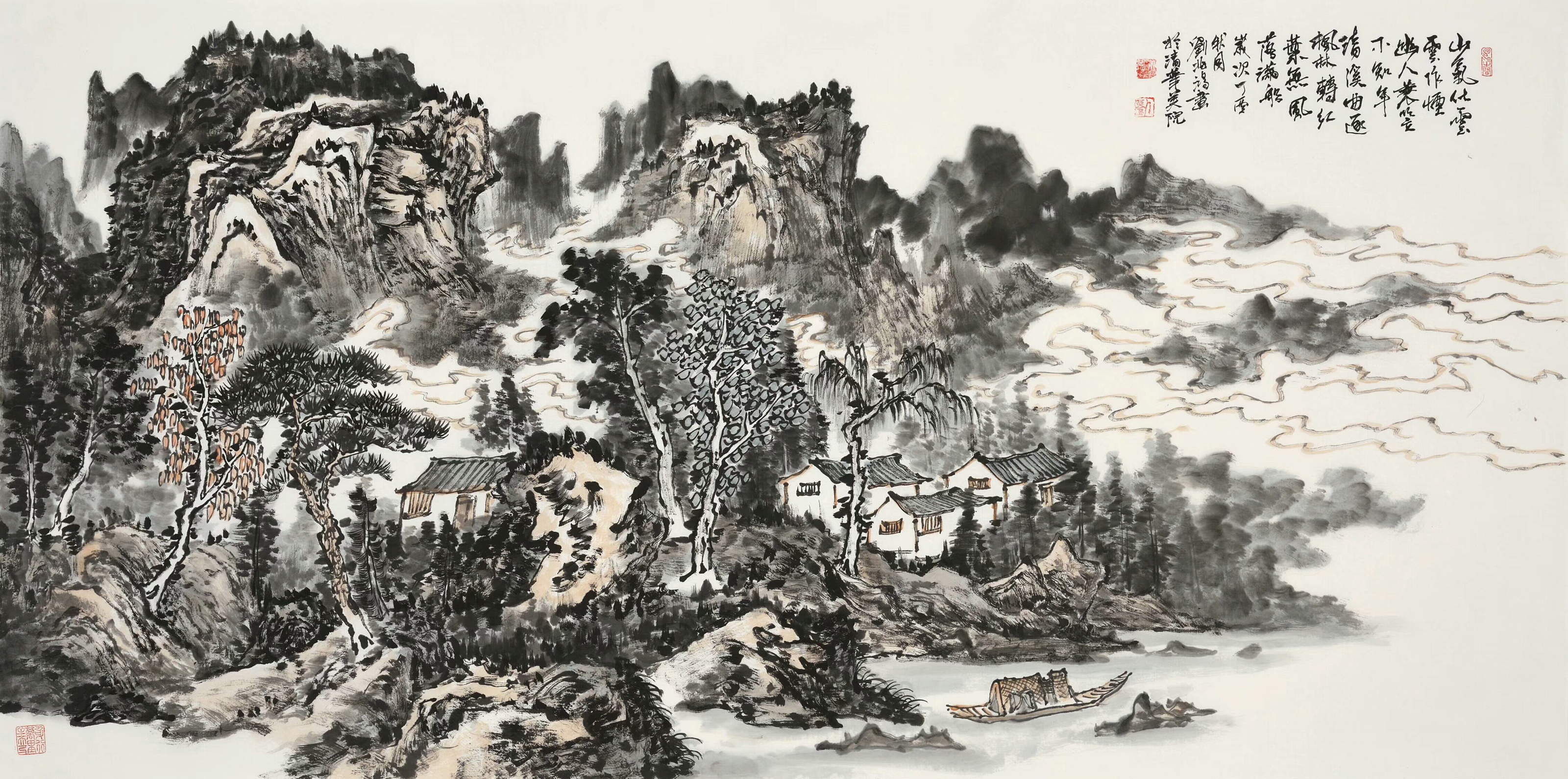 艺术先锋推荐 山水画画家刘兆鸿介绍及其作品欣赏