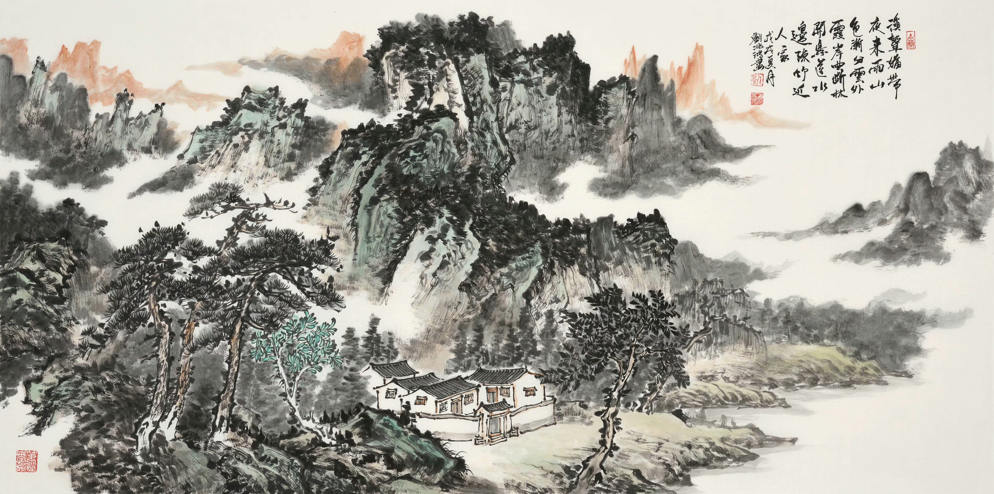 艺术先锋推荐 山水画画家刘兆鸿介绍及其作品欣赏