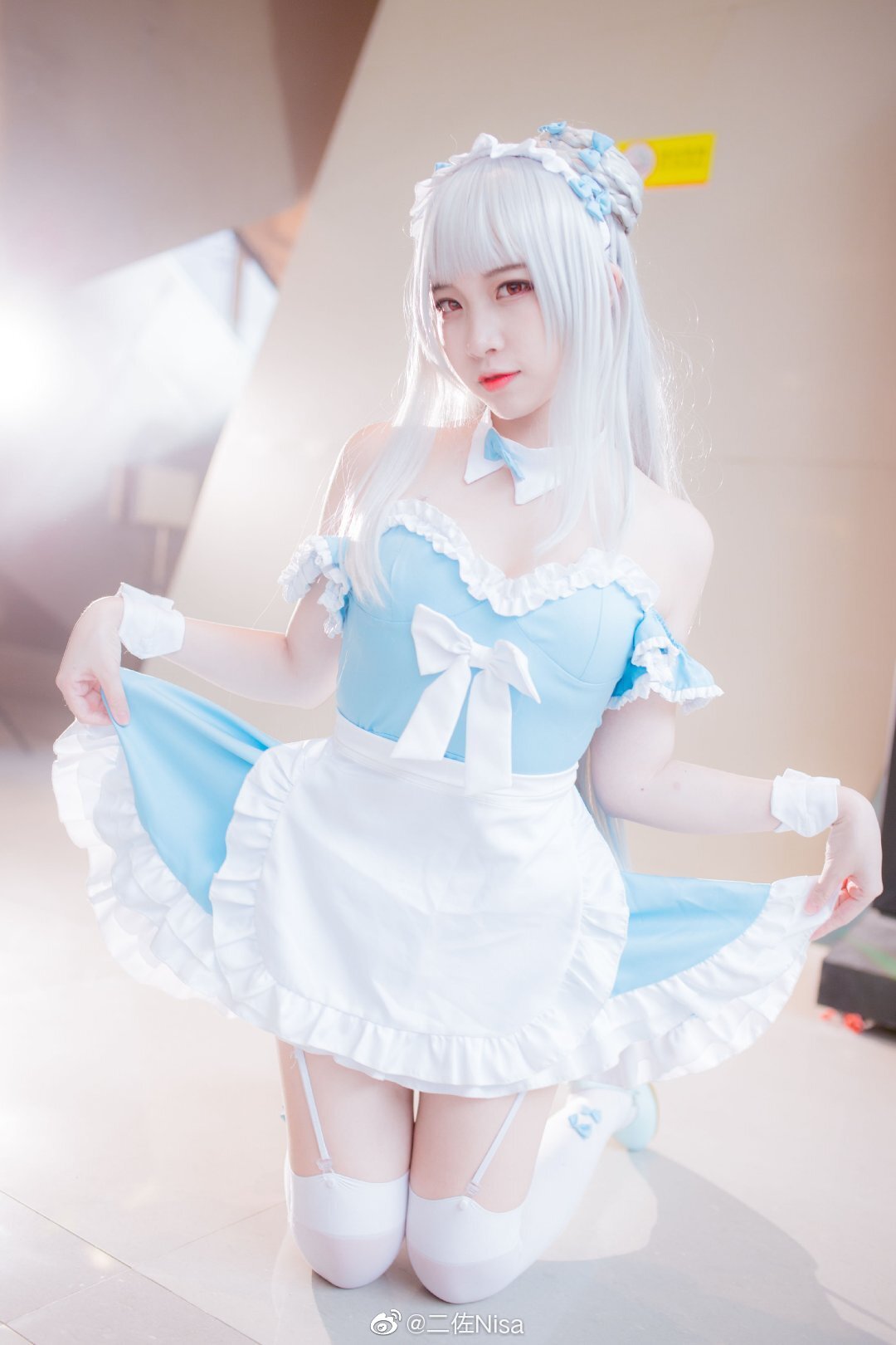 动漫二次元女仆cosplay