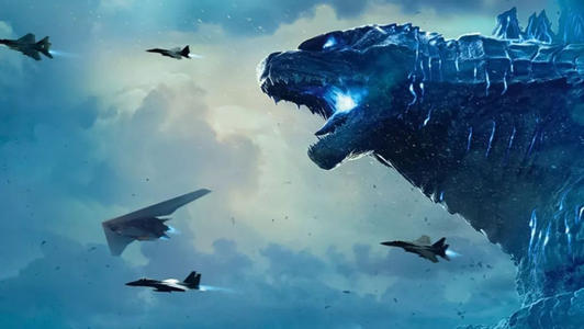 《哥斯拉ii:怪兽之王》:破坏神哥斯拉硬起来,总会让人湿湿的