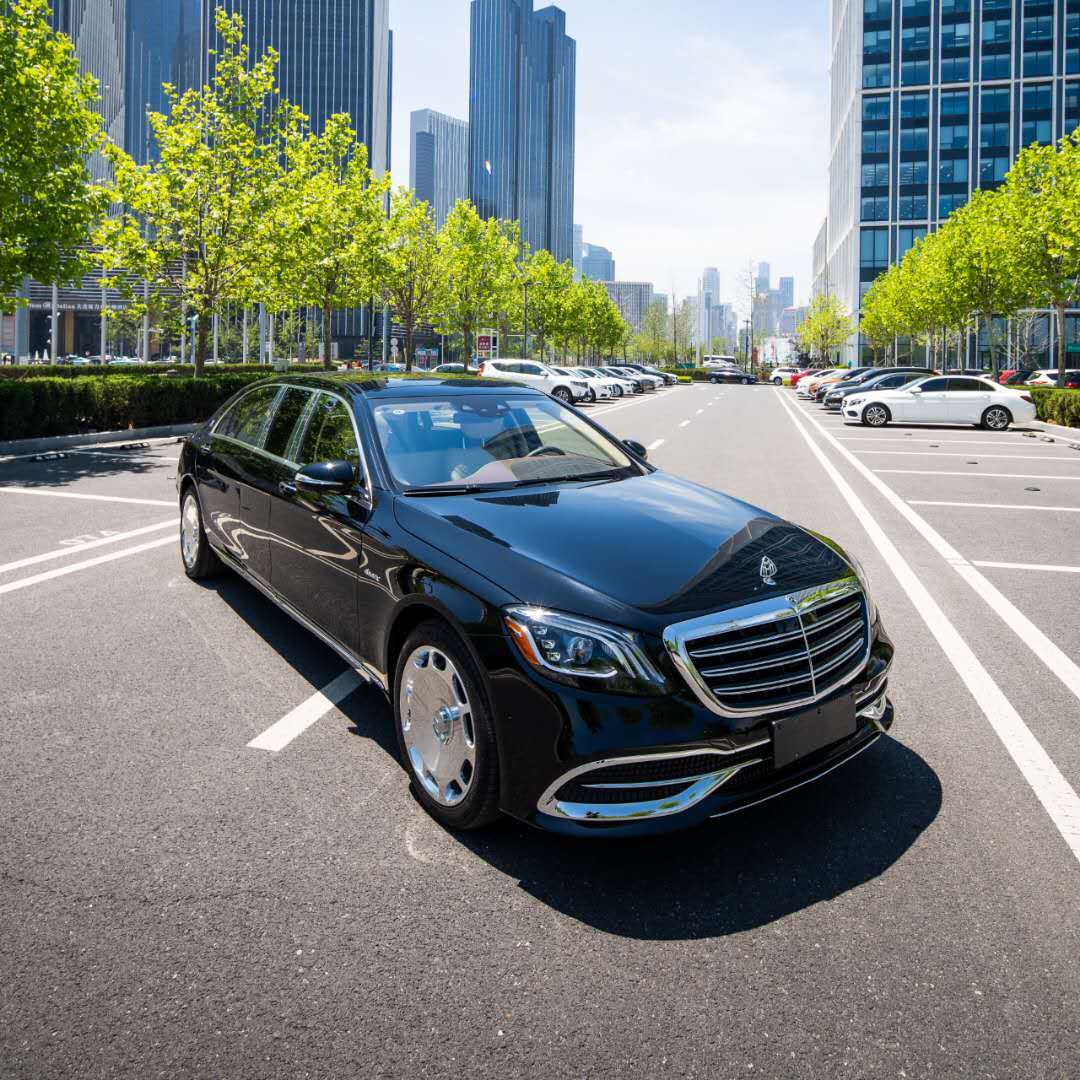 奔驰进口迈巴赫s450普尔曼,车长5.98,四驱四座,王者座椅