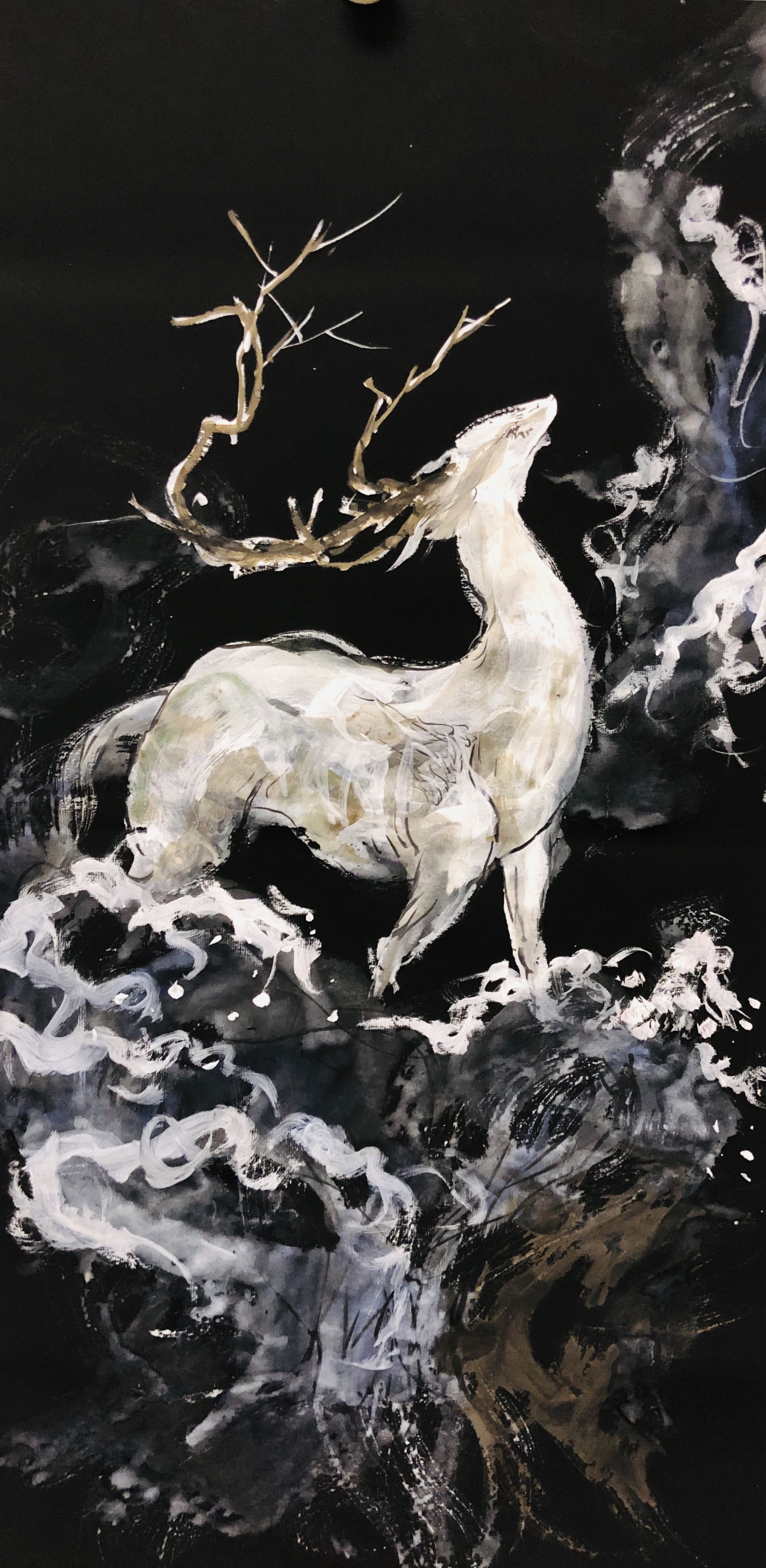 逼真,恐怖,一位90后画家画出来的"山海经异兽图"