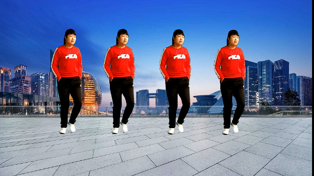 网红36步插兜广场舞爱情的力量简单好学又好看附分解