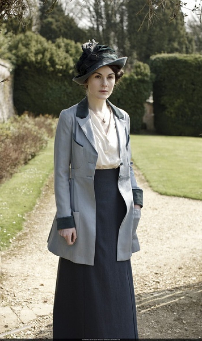 平胸复古优雅穿搭与人格魅力展现的典范——《唐顿庄园》