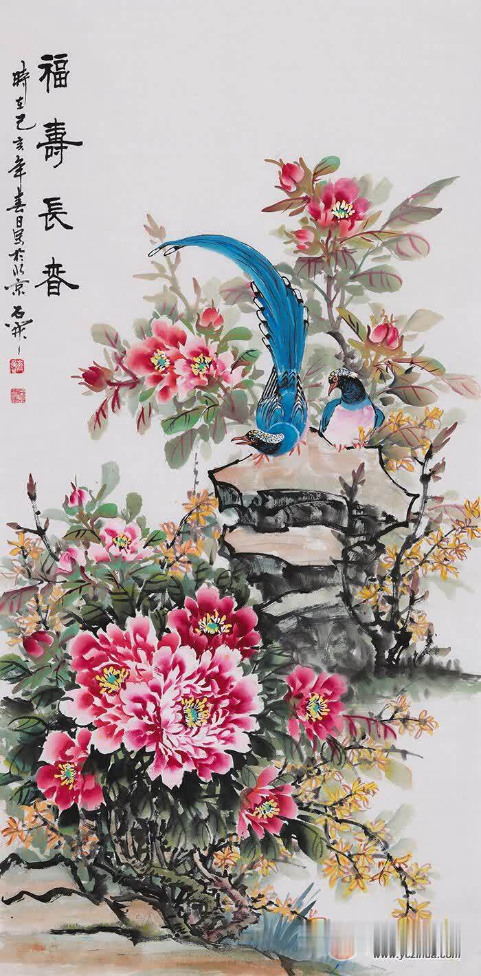 常被挂在玄关的花鸟画赏析__凤凰网