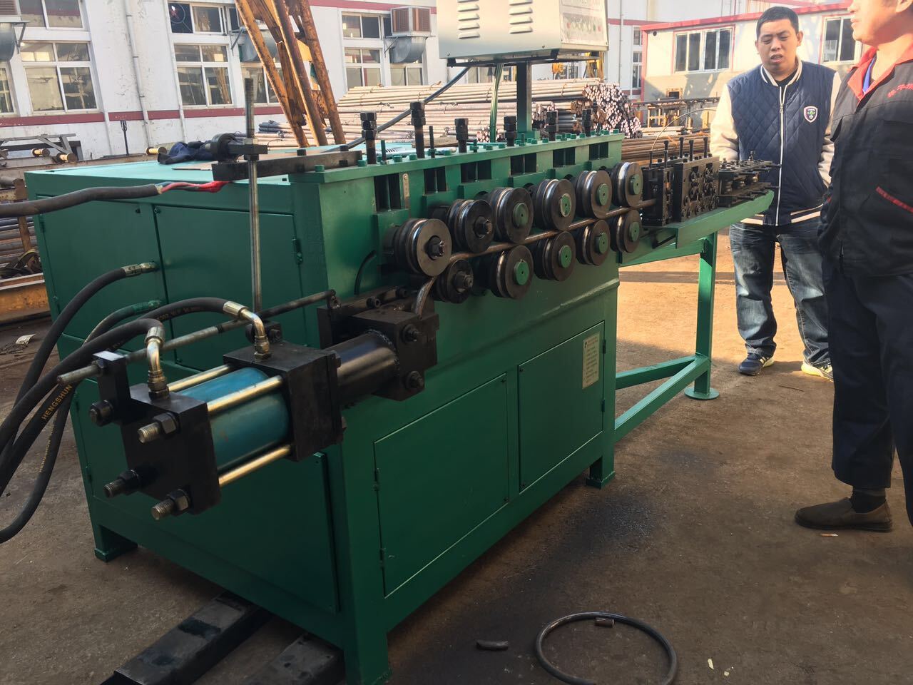 数控自动螺旋机 大动力螺旋筋成型机