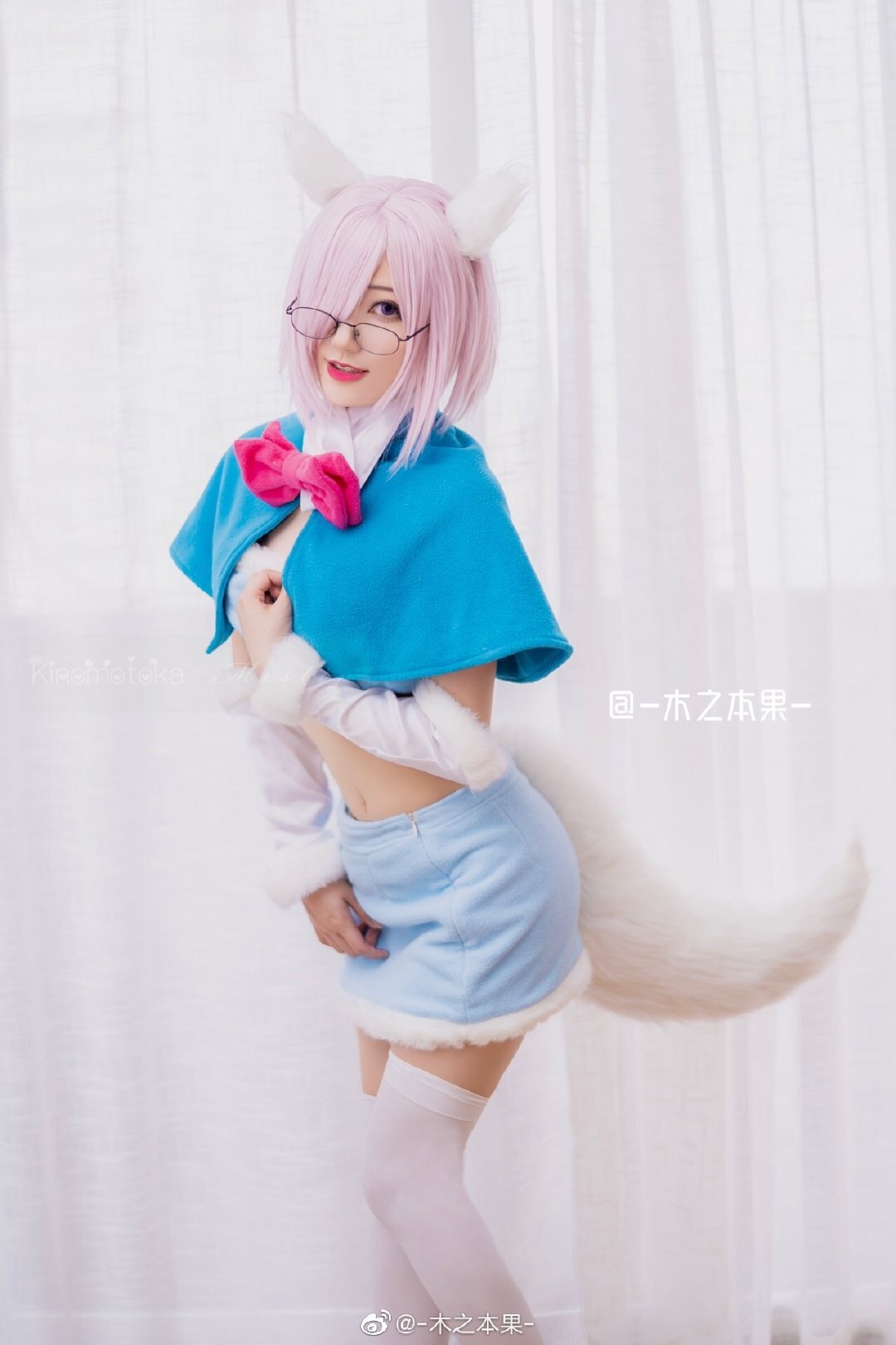 绝美cos正片,性感腿控福利玛修魅惑cosplay欣赏