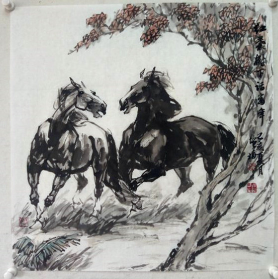 胡增福笔下出神骏万里逐长风