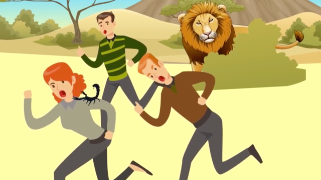 动脑时间野外徒步遇到了狮子这个场景下3个人谁更危险