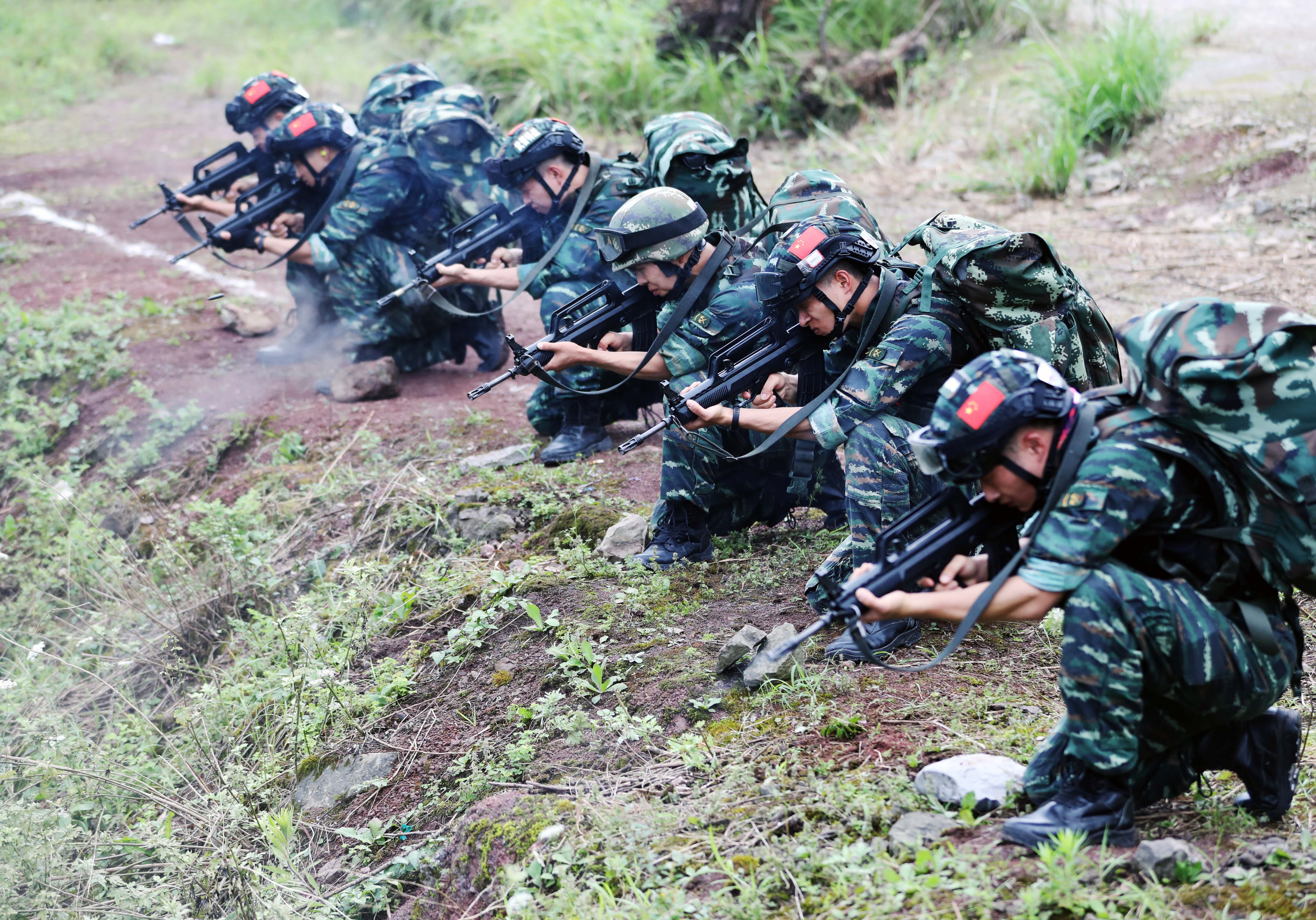 中国武警训练图片图片