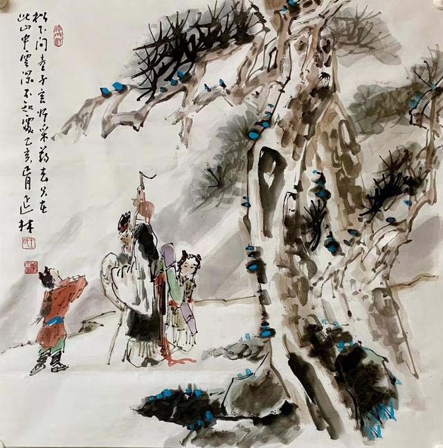 诗是无形画，画是有形诗—他的画作就是一幅美妙的画卷__凤凰网