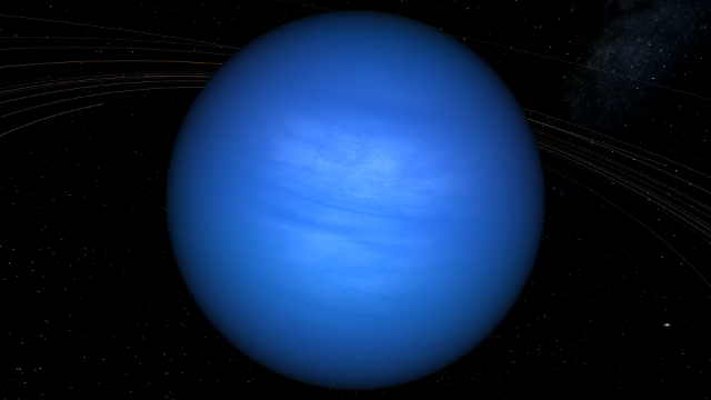 宇宙空间中天体天王星的声音
