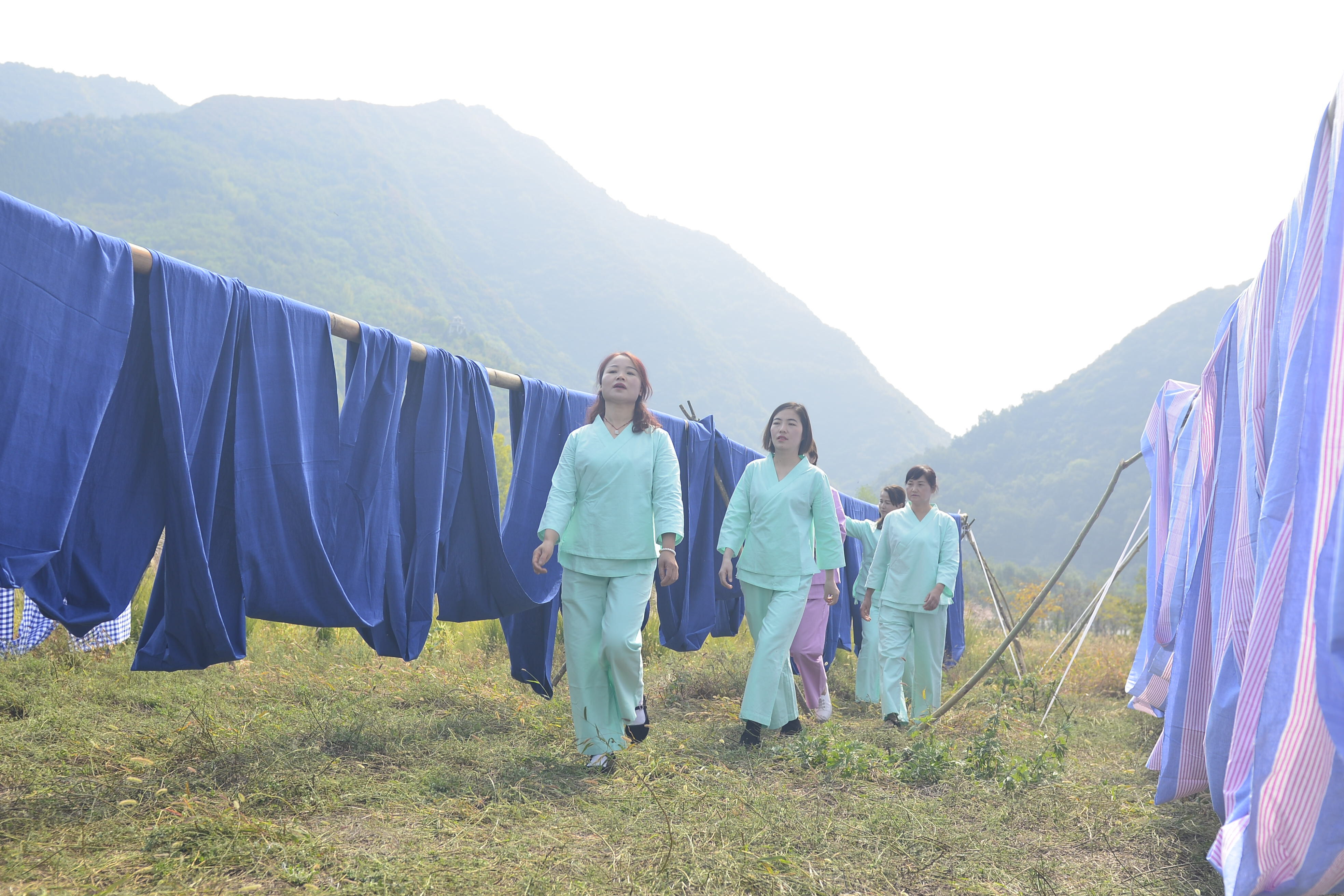 老粗布陕西手工织布__凤凰网