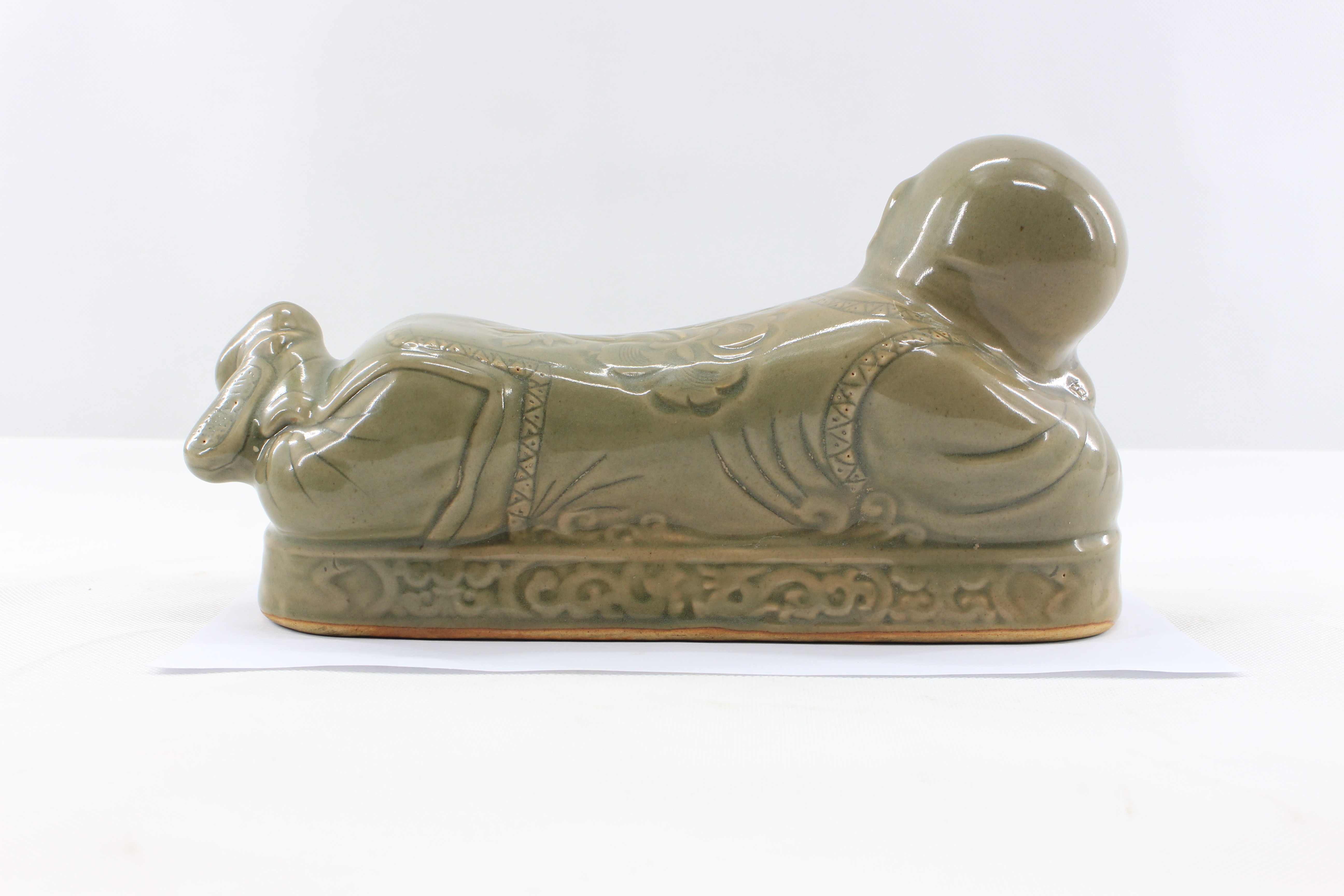 宋瓷之美----耀州窑剔花孩儿瓷枕