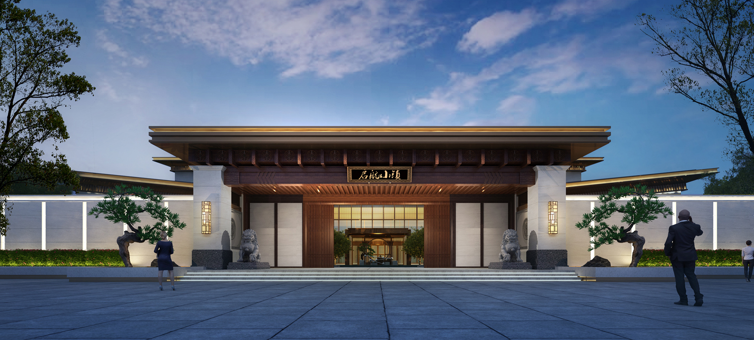 启航小镇营销中心:古典手法与现代韵律打造新中式和谐之美__凤凰网