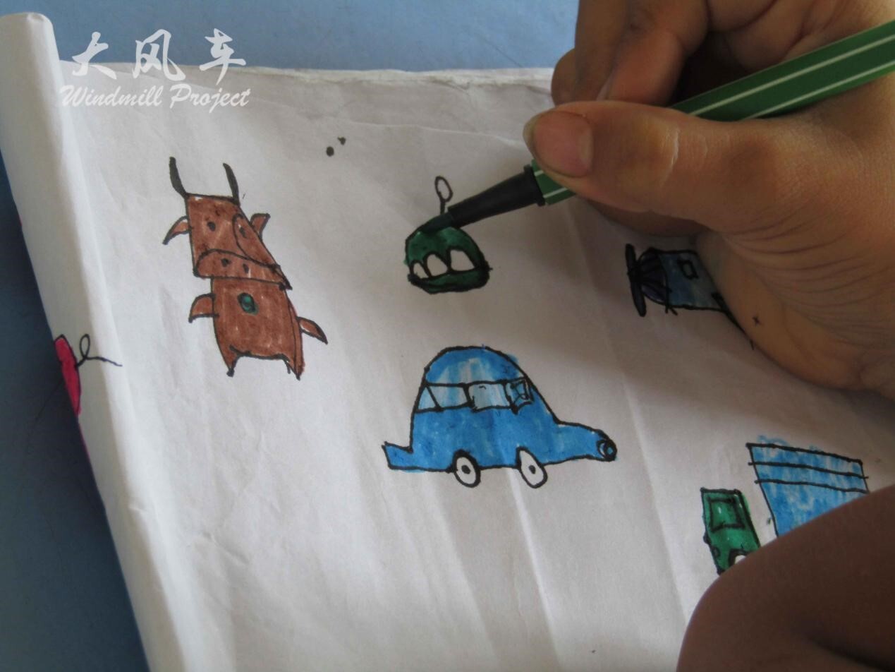 "大风车"课堂:以童真描绘大千世界