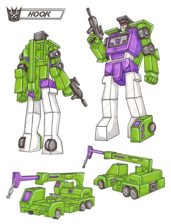 变形金刚g1动漫人物狂派霸天虎挖地虎部队