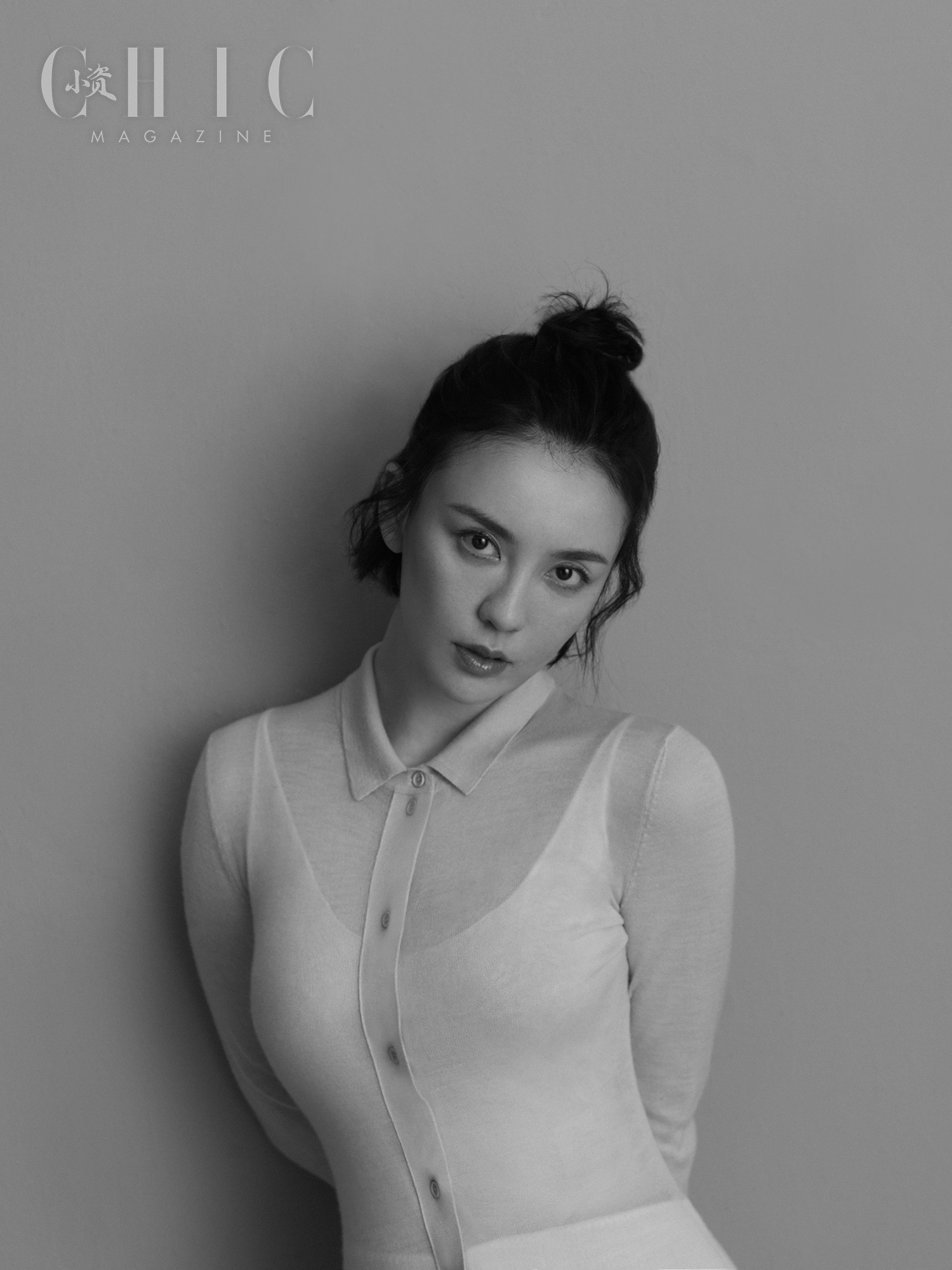 组图:吕佳容黑白大片优雅时尚 猫眼短发复古摩登气质佳__凤凰网