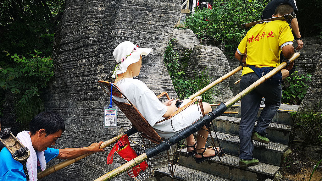 在恩施大峡谷,游览七星寨 房车露营g318-day14