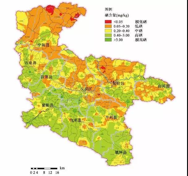 广东省富硒地区分布图图片