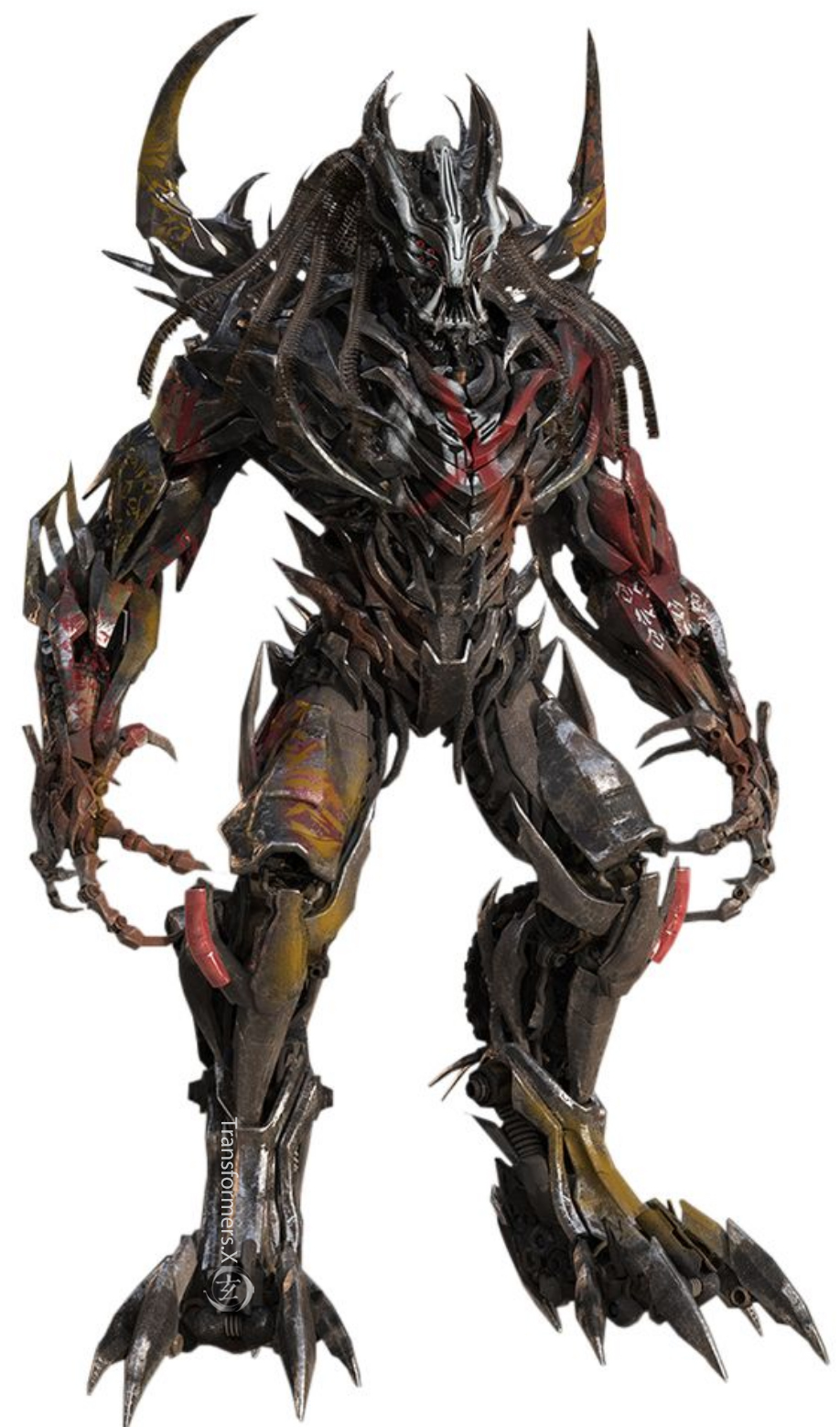 变形金刚动漫人物:火种再造的霸天虎机械异形虫行动队长-曲轴箱