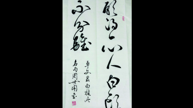 周世闻老师草书欣赏,愿得一心人,白首不相离