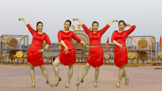 健身广场舞《绿旋风》简单动感潇洒大方,适合初学的朋友!