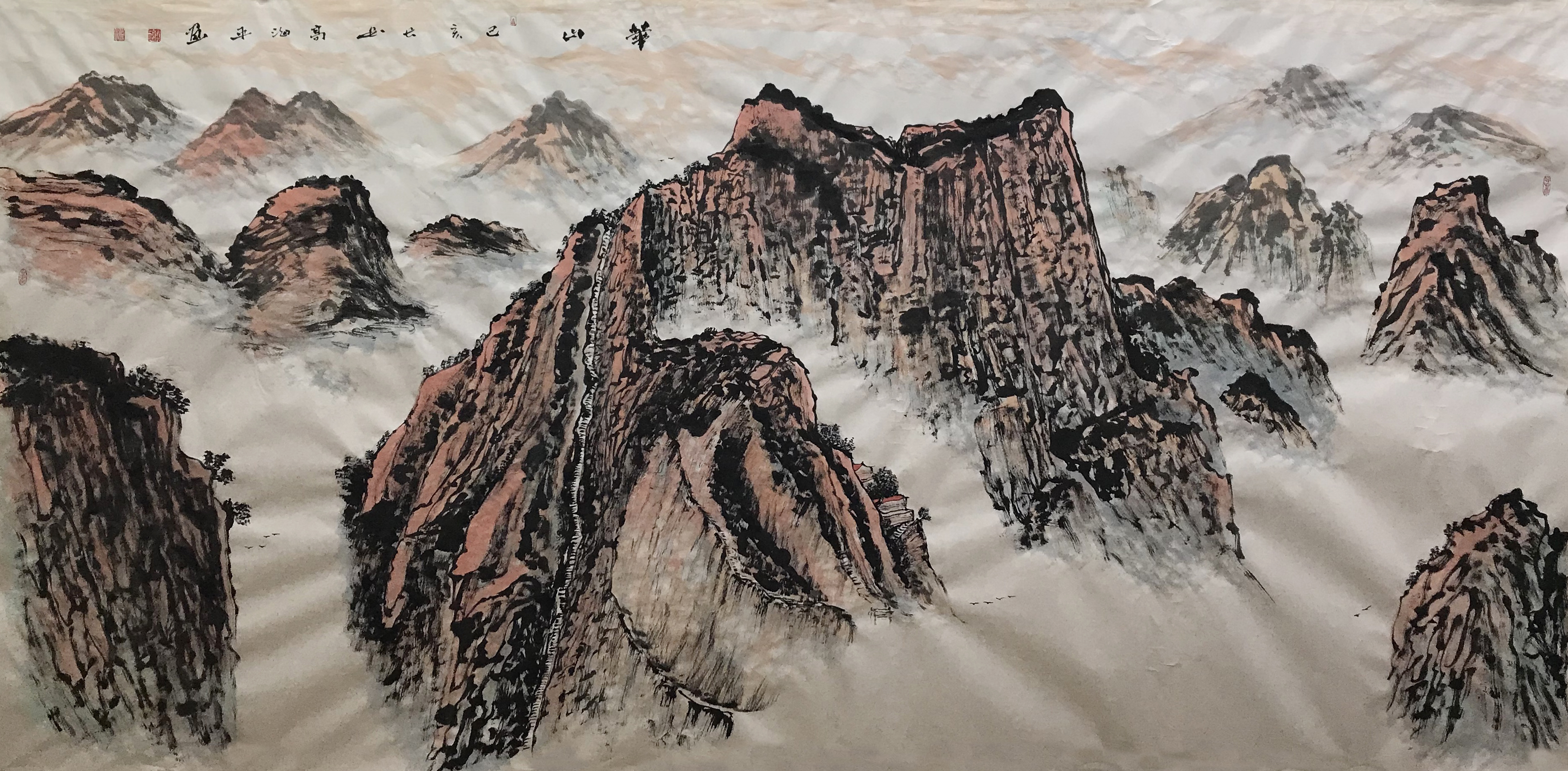 人生是浪花,作品是丰碑:高海平八尺整纸作品欣赏