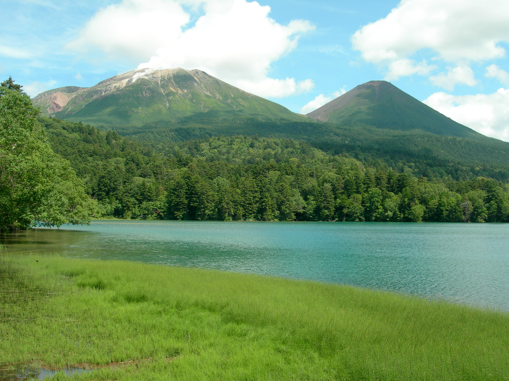 日本北海道风光阿寒摩周国立公园一