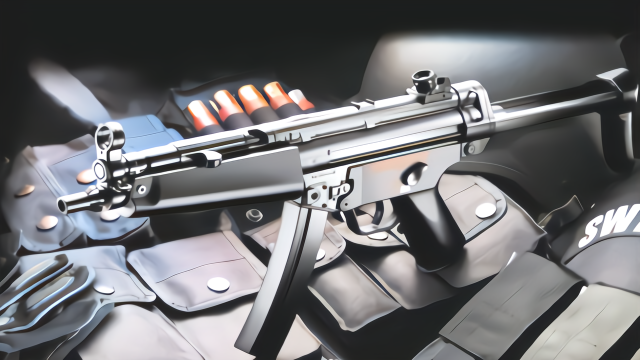 反恐利器mp5冲锋枪德国特种部队用此执行任务