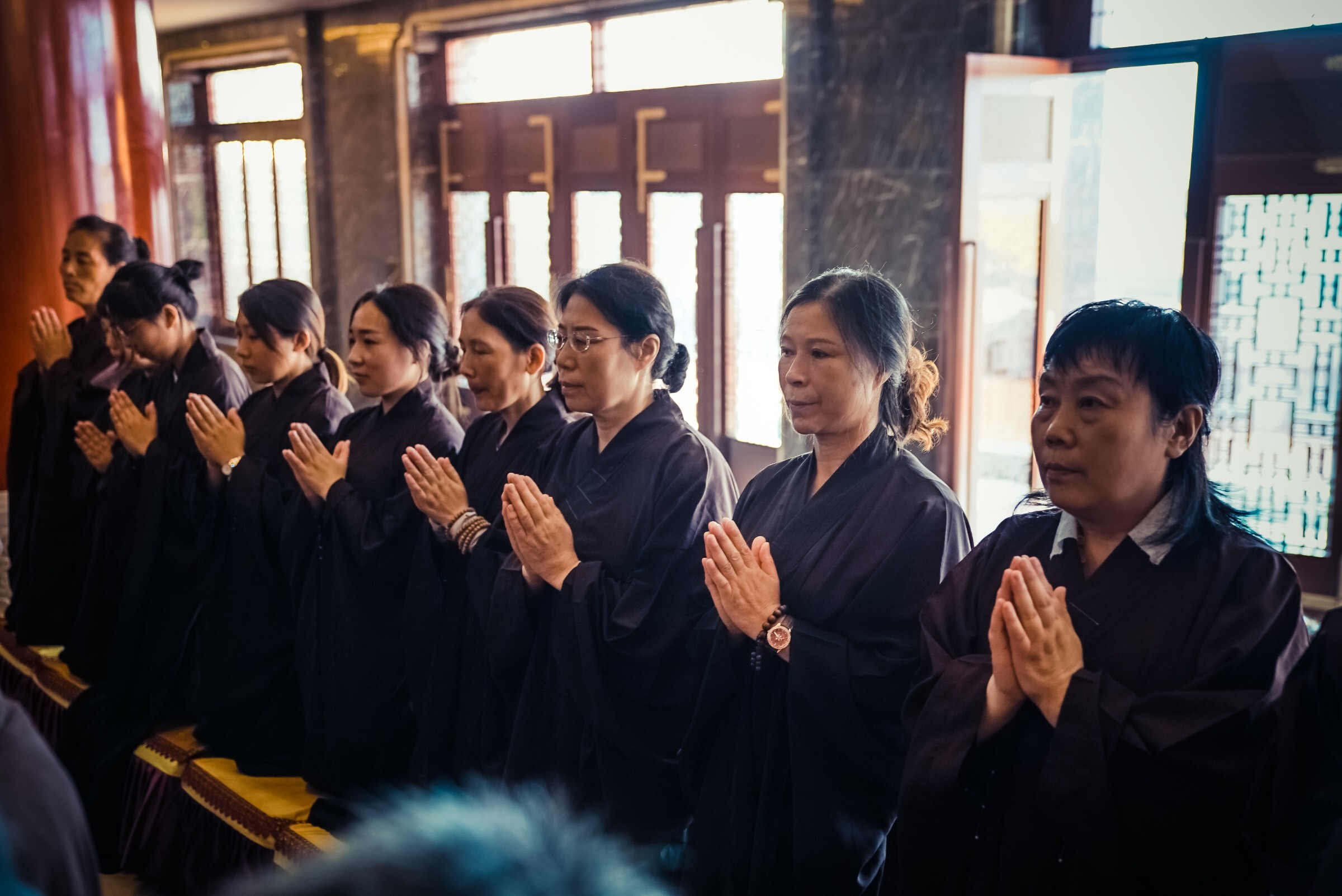 禅修问道敬佛养心实拍长春万寿寺周末禅修营第八期