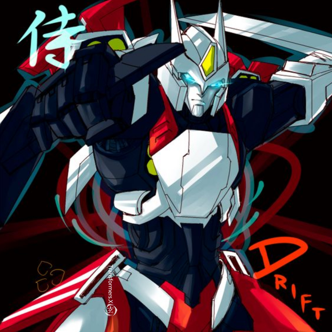 在变形金刚漫画版本故事中,博派汽车人漂移有着属于自己的《英雄传》