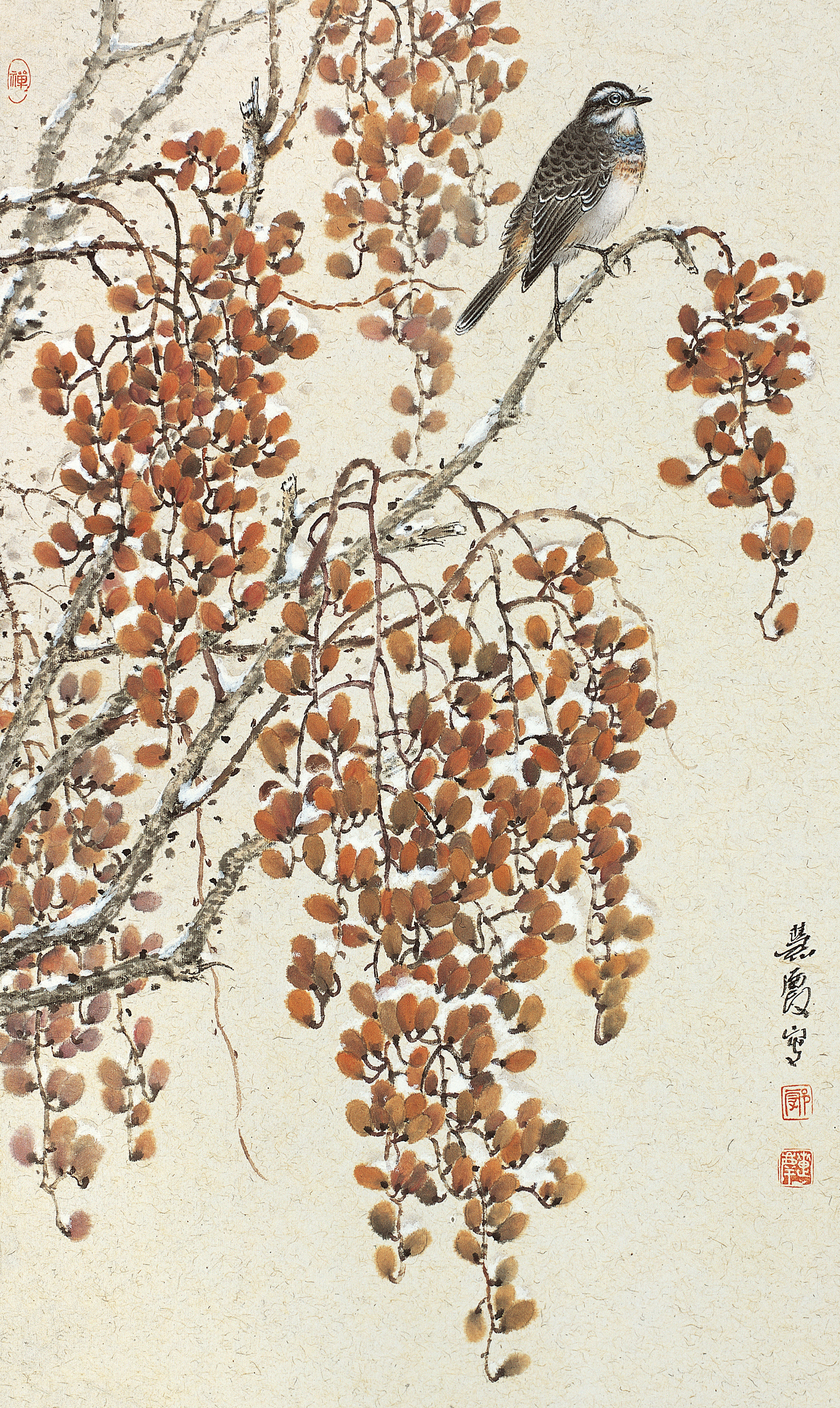 当代著名花鸟画家【郭慧庆】精品欣赏