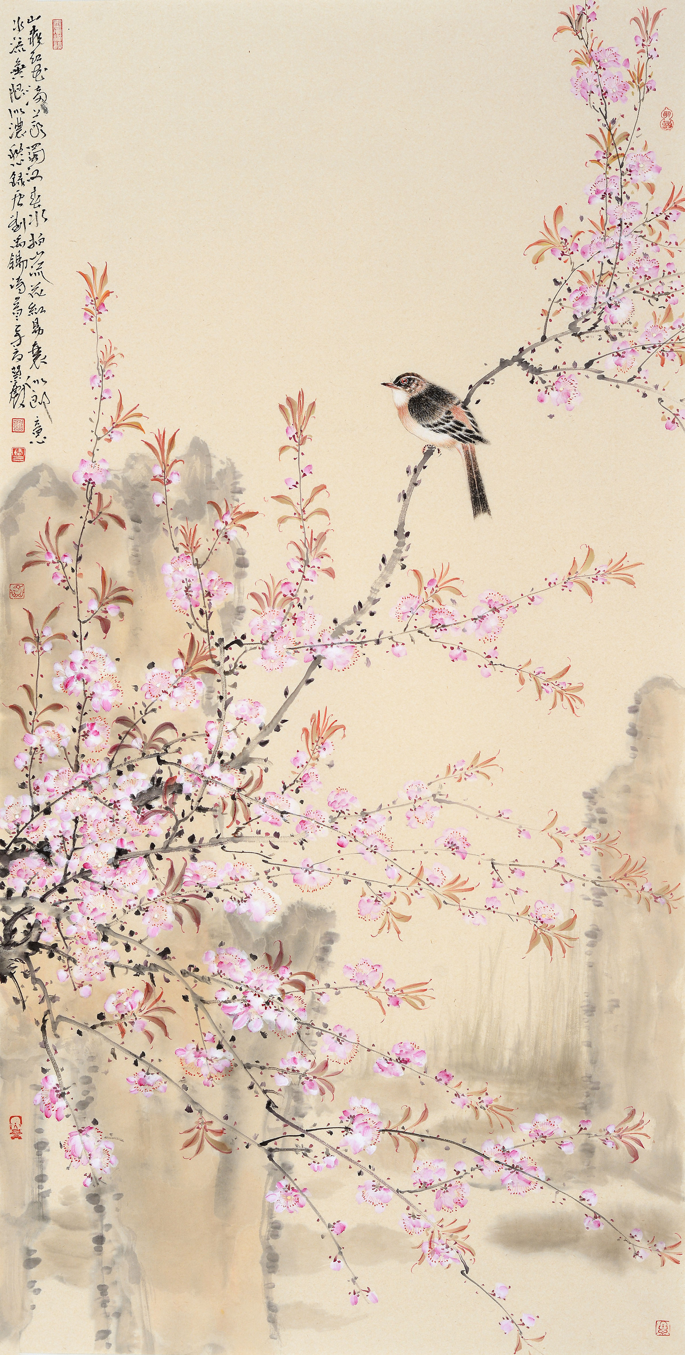 当代著名花鸟画家【郭慧庆】精品欣赏